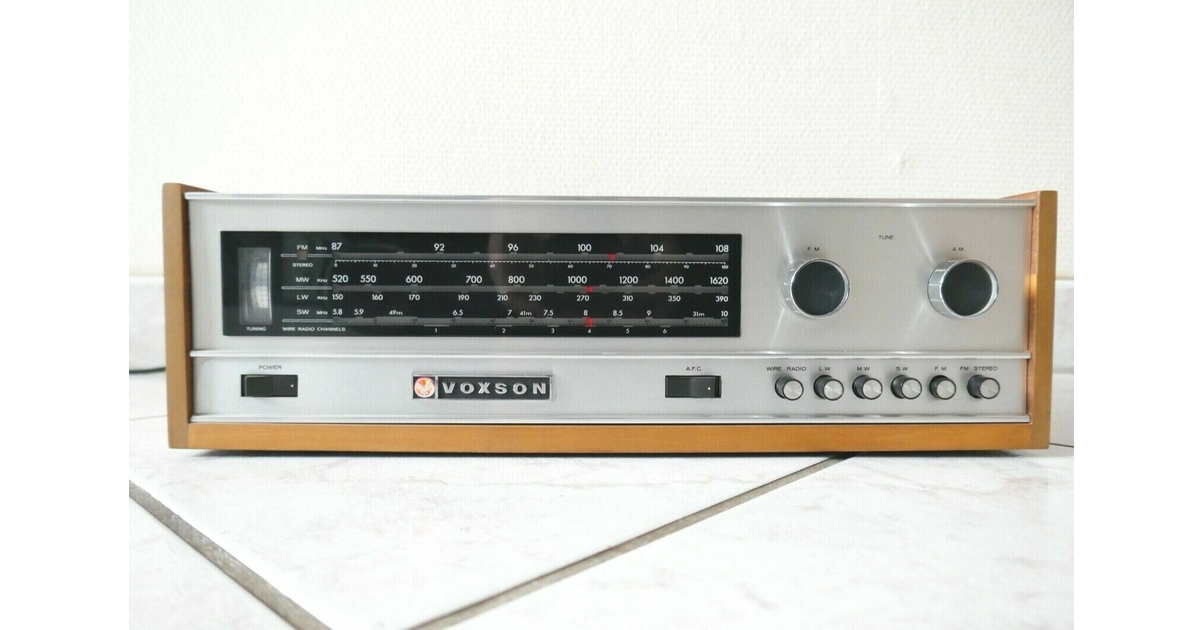 Tuner VOXSON R 303 Vintage - AM/FM - Noir - Occasion