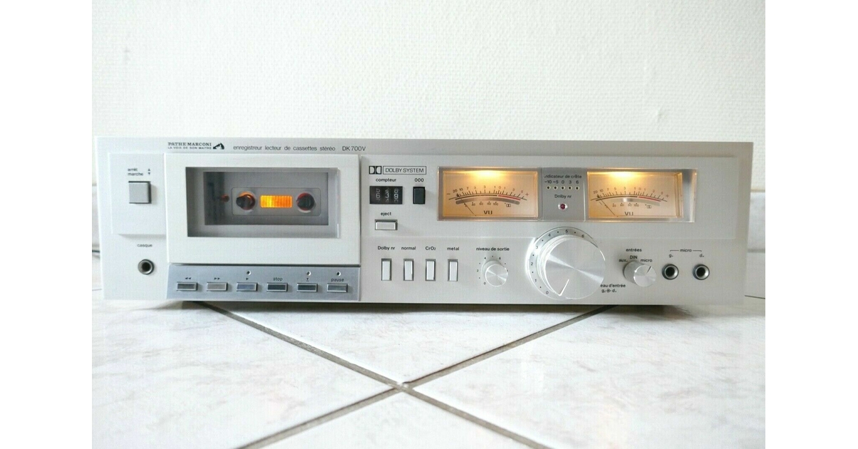 Ancien Walkman PATHE MARCONI LA VOIX DE SON MAÎTRE STEREO