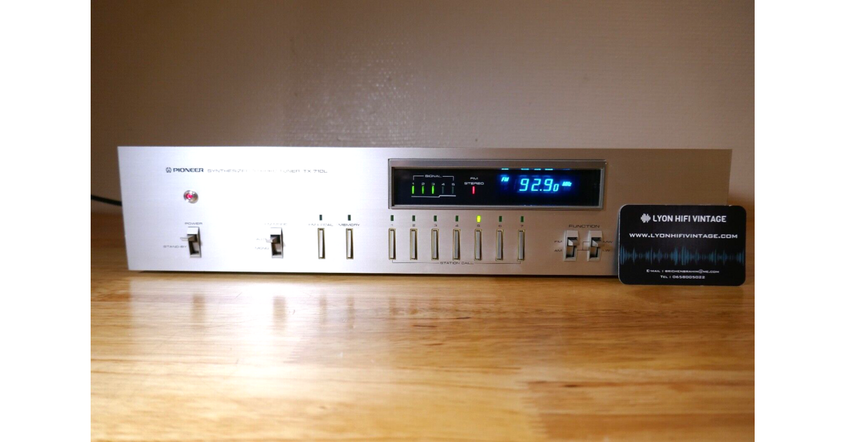 Tuner Stéréo Pioneer TX-301L - AM/FM - Gris - Occasion Fonctionnel