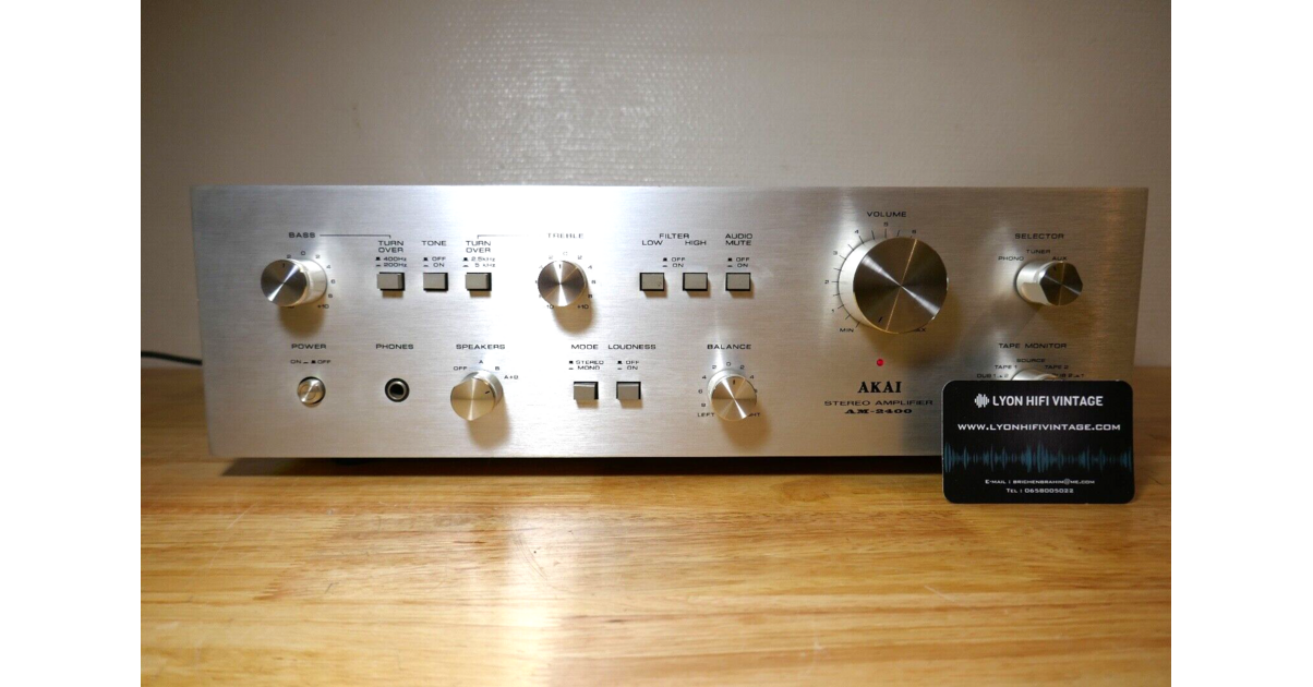 AMPLIFICATEUR STÉRÉOPHONIQUE VINTAGE Akai AM-M11 EUR 59,99 - FR