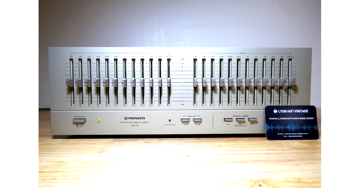 Égaliseur Pioneer EQ001 D'Occasion - Bon état - Matériel Audio Vintage
