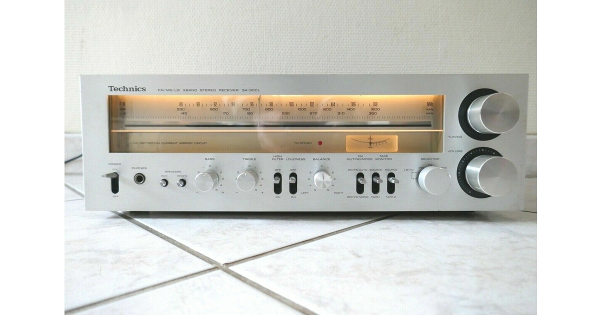 Amplificateur tuner Technics Sa 300L - Photo, audio & vidéo