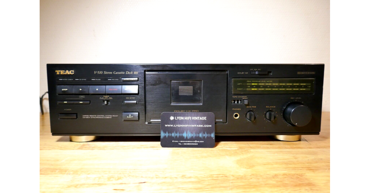 Stéréo Cassette Deck TEAC V-450X / worldwide shipping