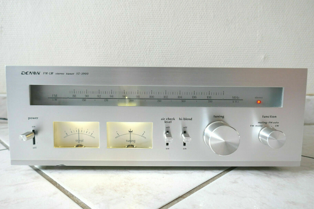 Tuner Stéréo VOXSON R 303 - Vintage Chaîne HIFI - AM/FM - Noir