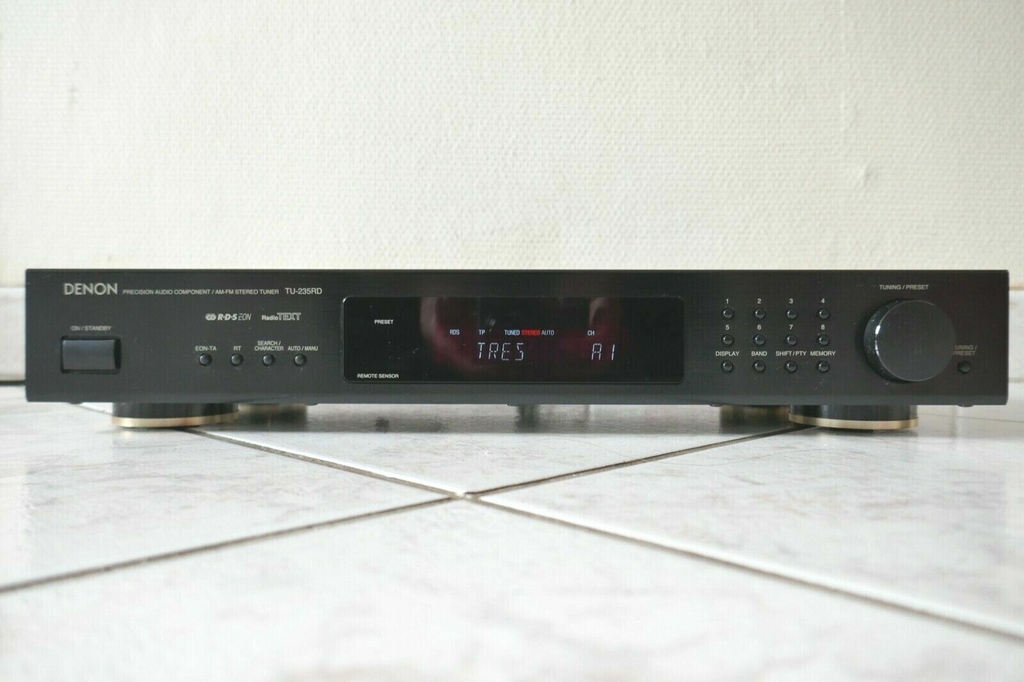 TUNER RADIO DENON PRECISION AUDIO COMPENENT AM-FM STEREO TUNER TU-235 ...