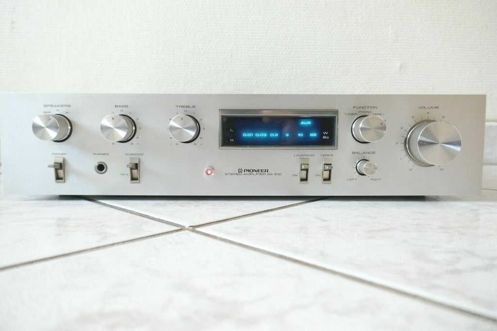 AMPLIFICATEUR PIONEER STEREO AMPLIFIER SA510 / HIFI AMPLIFIER VINTAGE