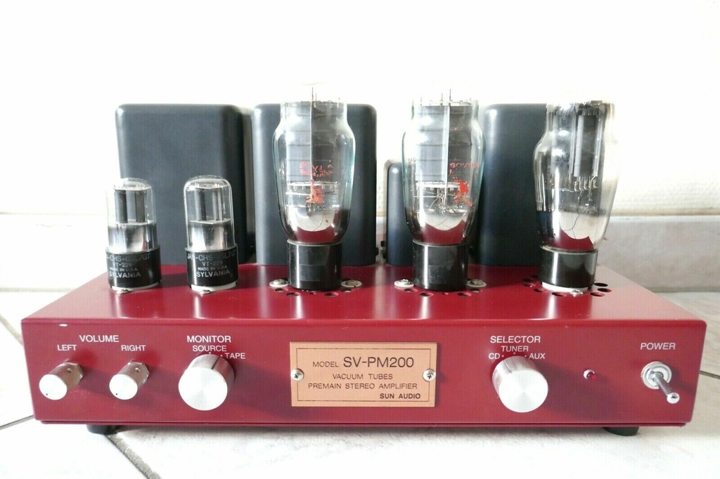 AMPLIFICATEUR A LAMPE SUN AUDIO MODEL SVPM200 / VACUUM TUBE AMPLIFIER