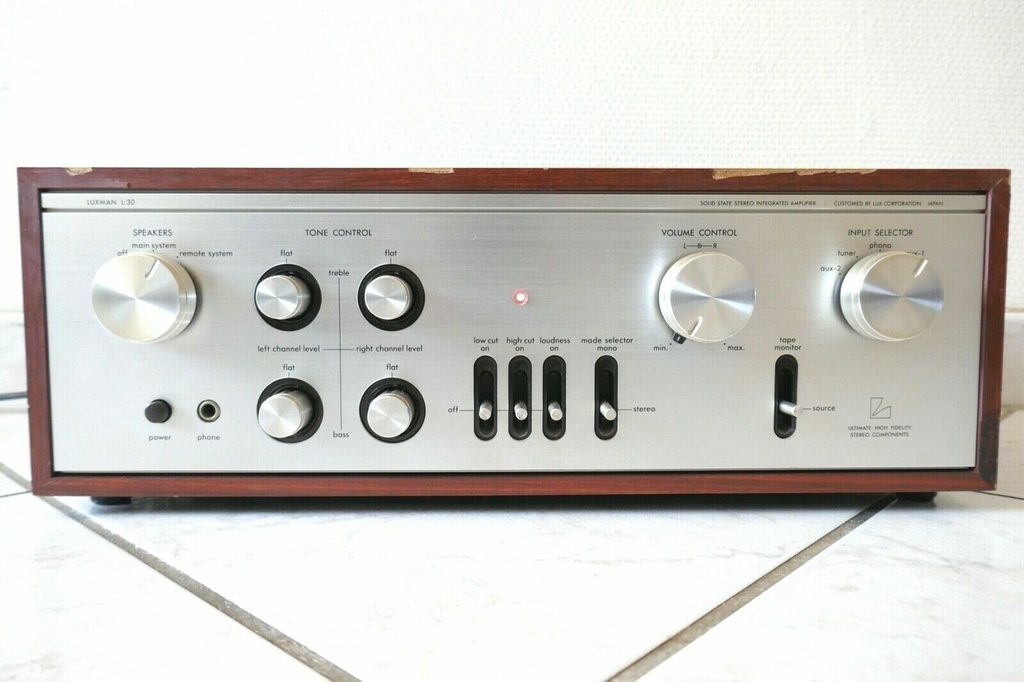 AMPLIFICATEUR LUXMAN SOLID STATE STEREO INTEGRATED AMPLIFIER L30 VINTAGE HIFI HIFI / SON