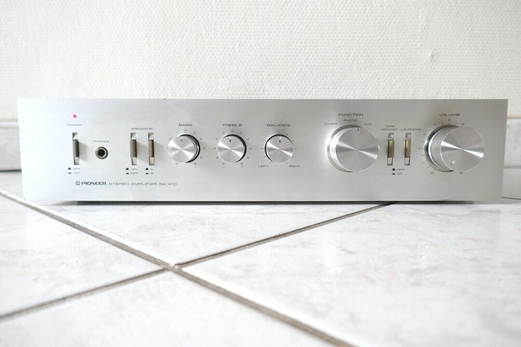 AMPLIFICATEUR PIONEER STEREO AMPLIFIER SA410 / HIFI AMPLIFIER VINTAGE — free download