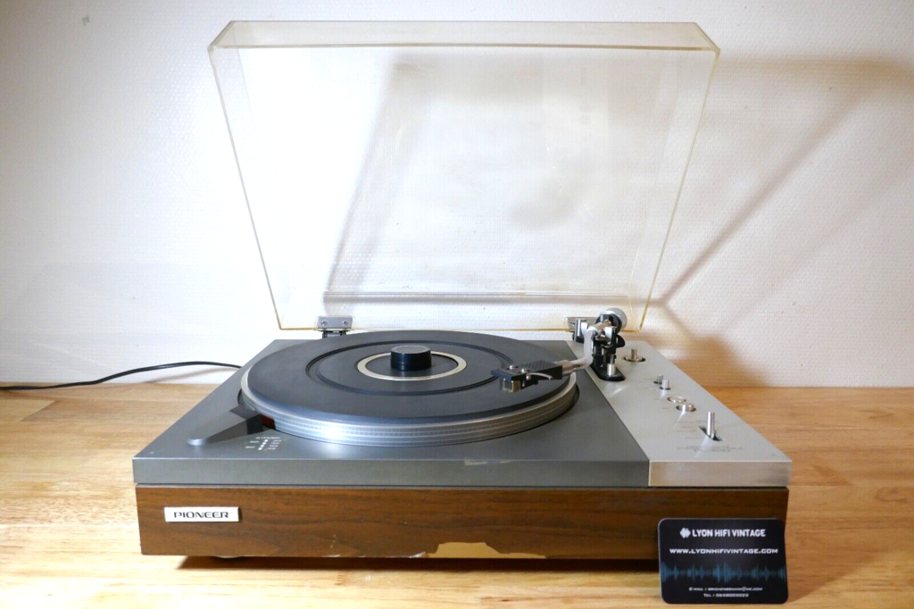 PLATINE VINYLE TOURNE DISQUE PIONEER DIRECT DRIVE PL-510 VINTAGE TURNTABLE  HIFI - HIFI / SON/PLATINE VINYLE / TURNTABLE - LYON HIFI VINTAGE