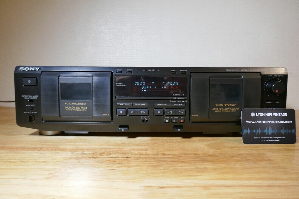 Platine Cassette Sony TC-WE405 Vintage, Lecteur Stéréo, Très Bon état