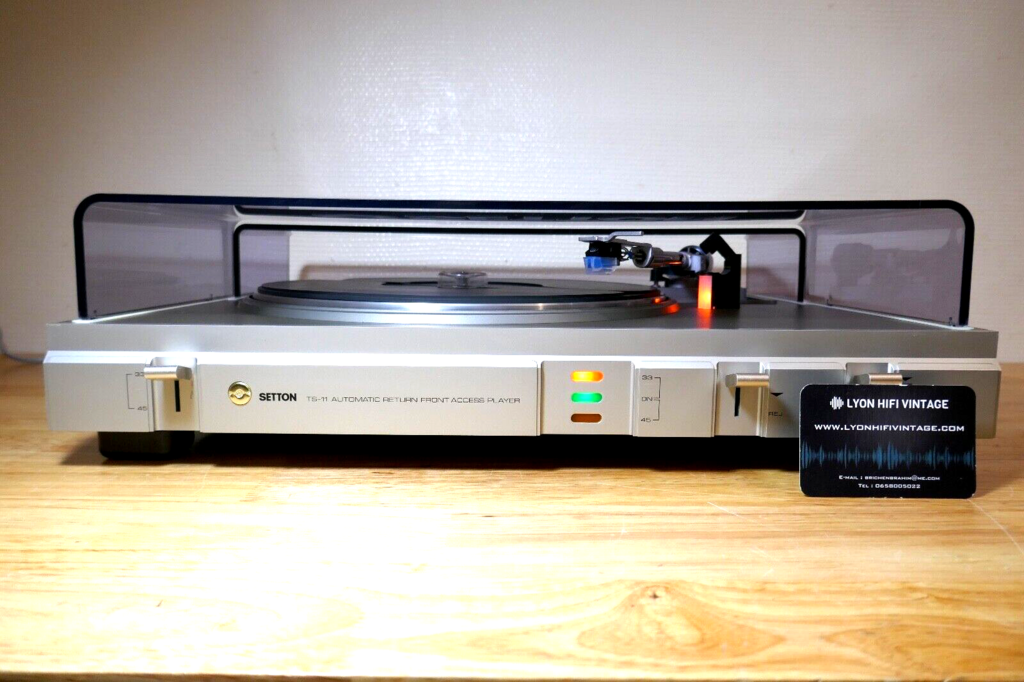 PLATINE VINYLE SETTON AUTOMATIC RETURN FRONT ACCESS TS11 VINTAGE