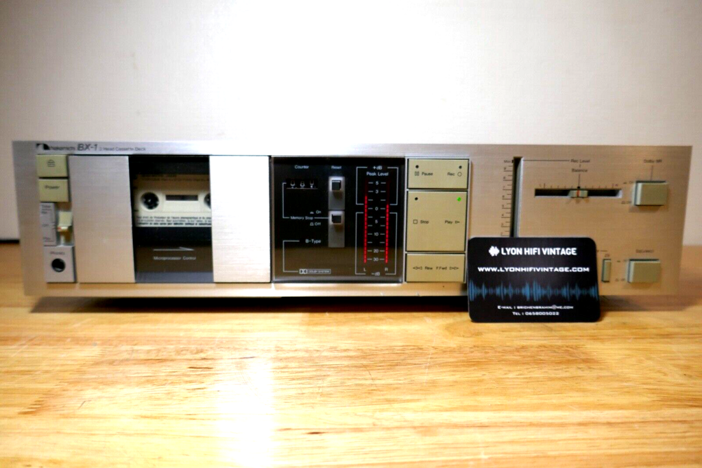 Platine Cassette Nakamichi BX-100E – Son Hi-Fi Magnifique, Lecture Fluide, Garantie 1 An