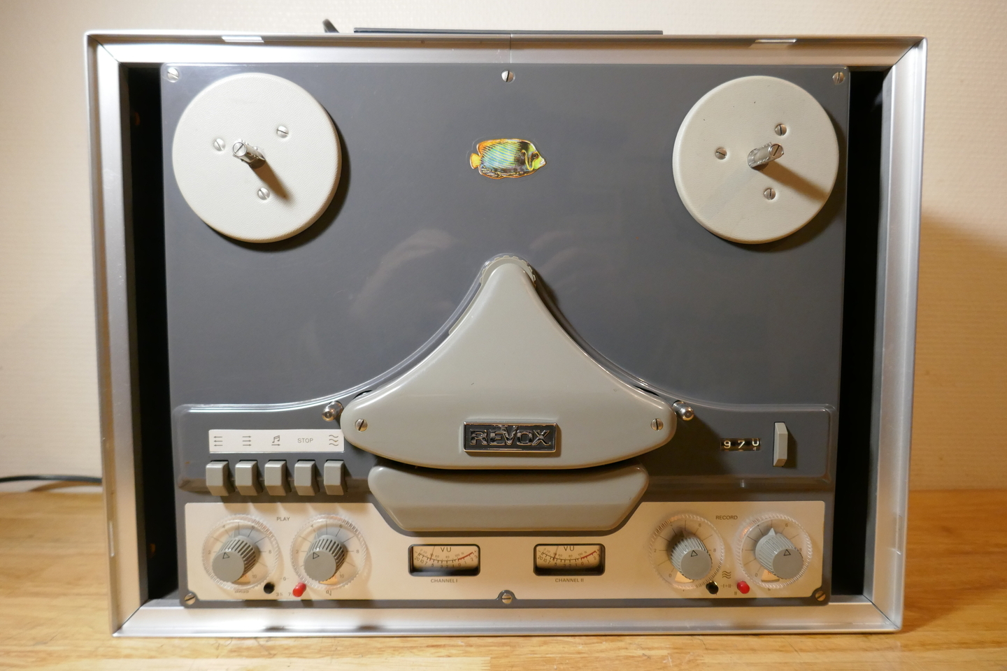 Magnétophone à Lampes Revox G 36 Tube Tape Recorder Vintage Hi-fi Fonctionnel