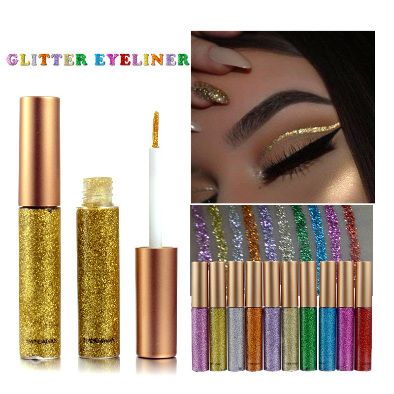 Fards-paupi-res-paillettes-or-blanc-10-couleurs-faciles-porter-Eyeliner-liquide-tanche-maquillage-de-beaut