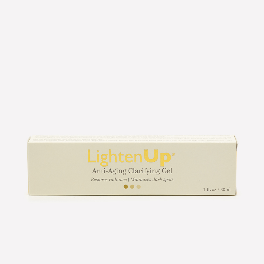 LIGHTENUP ANTI-AGING LIGHTENING CLARIFYING GEL 30G OM47012 Box Front