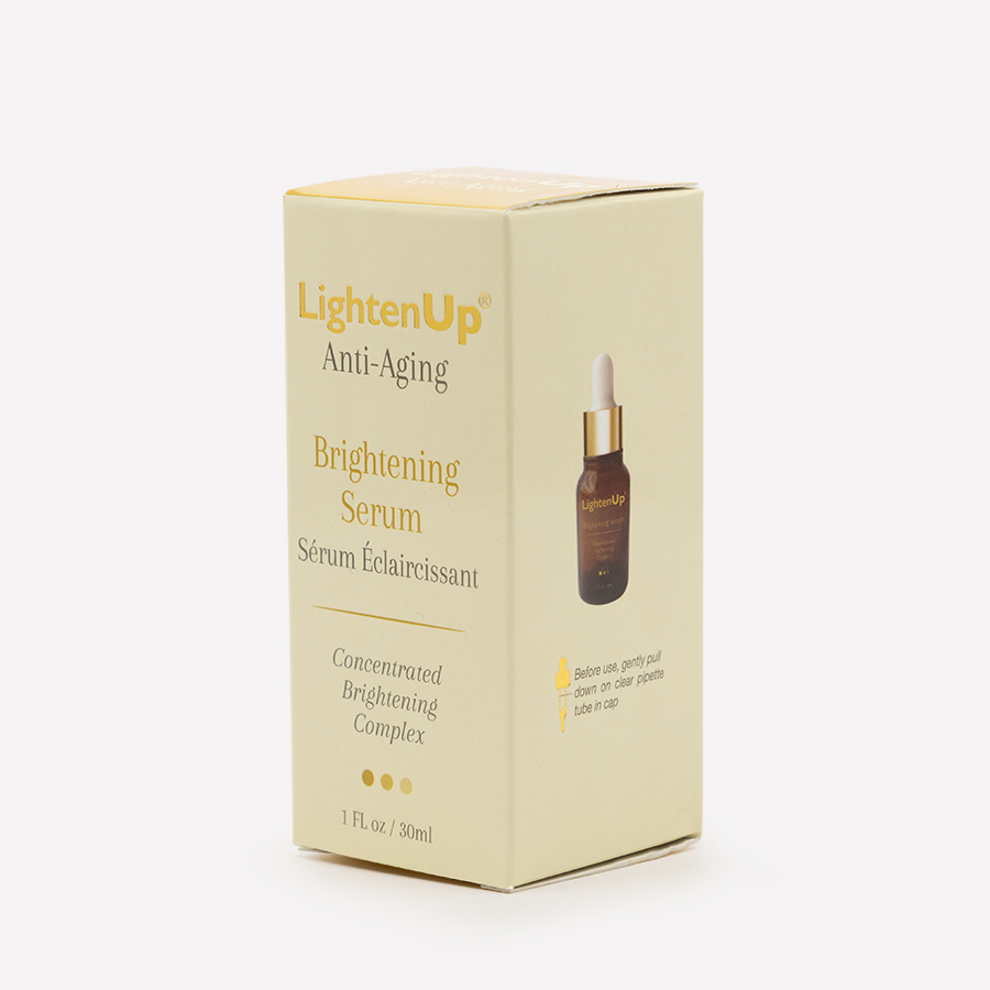 LIGHTENUP ANTI-AGING LIGHTENING SERUM 30ML OM11006 Box Front 2