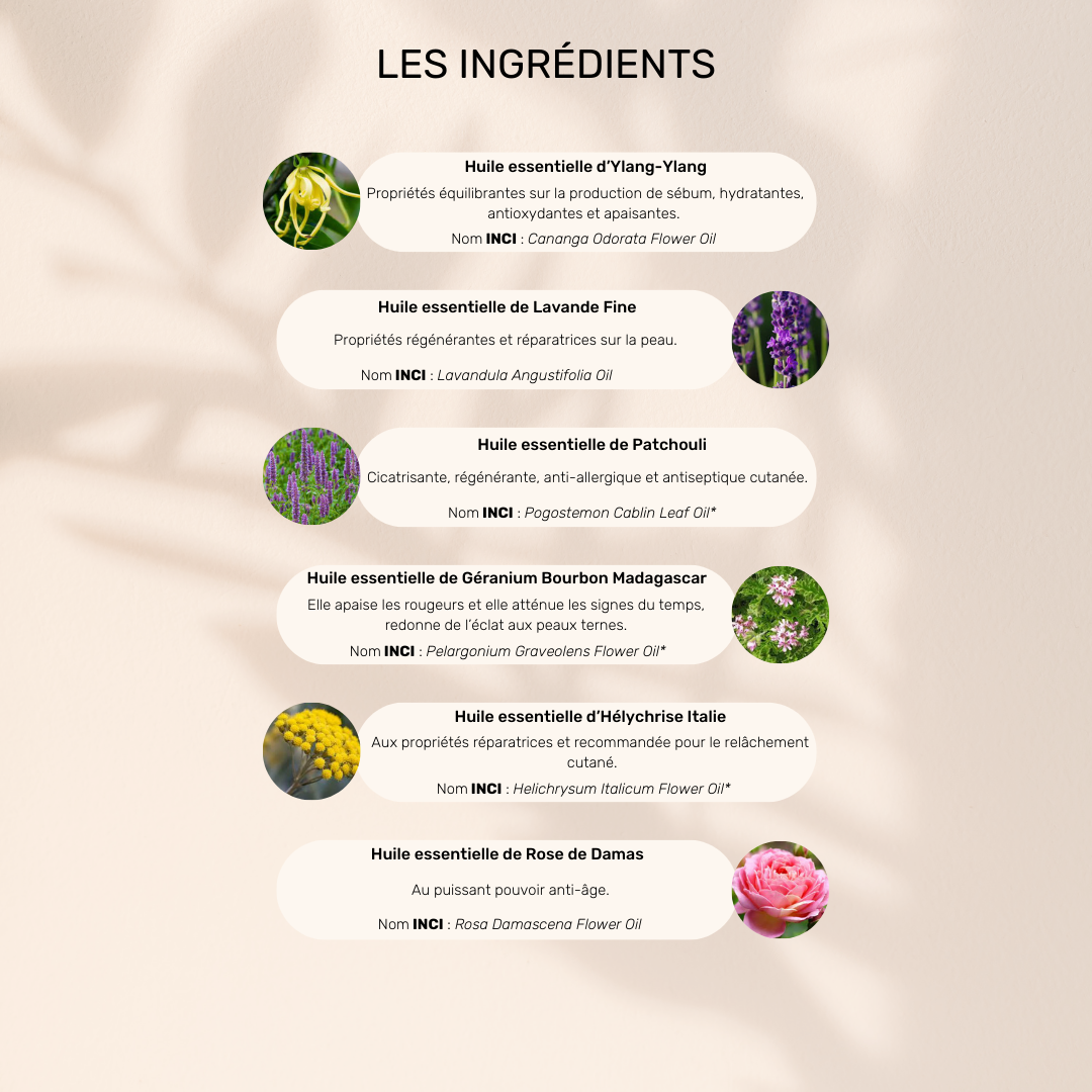 Sérum de lumière huiles essentielles