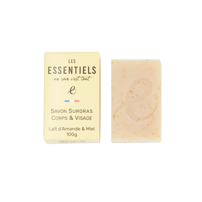 Savon surgras bio Lait d’amande & Miel - 100g