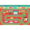 Tapis vinyle enfant circuit voiture ferrari