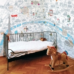 Papier peint panoramique enfant - 8002 - Mes vacances à Paris