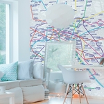 Papier peint panoramique - 8601 - Plan de métro Eclair