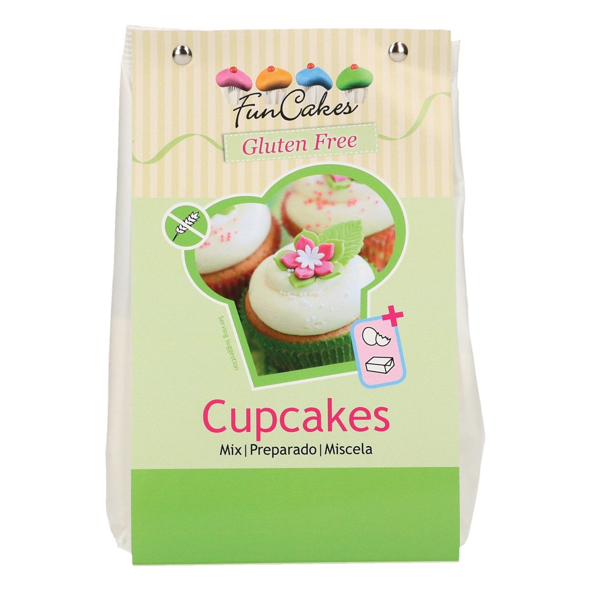 FunCakes - Préparation pour cupcakes sans Gluten 500gr