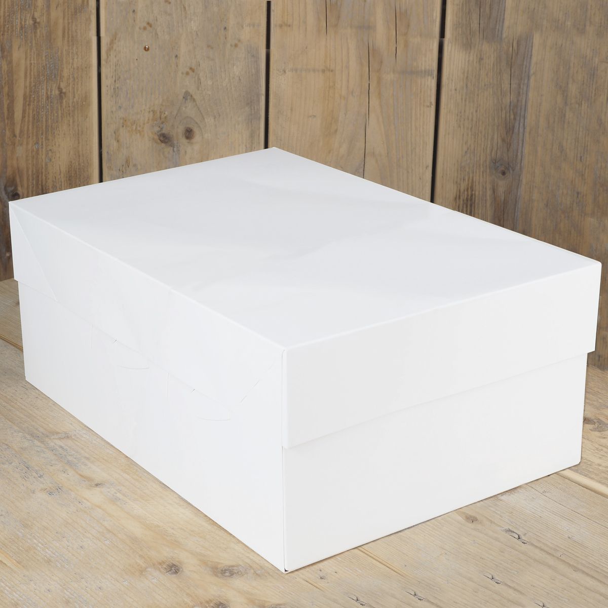 FunCakes Boîte à Gâteau - Blanc - 40x30x15cm