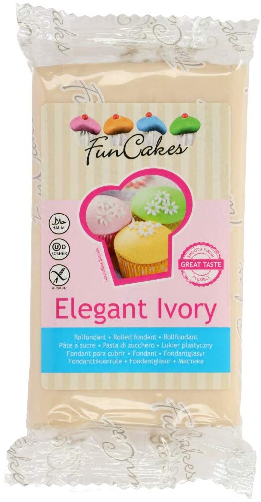 Pâte à Sucre Multipack Pastel 5x100g Funcakes - Perle Dorée