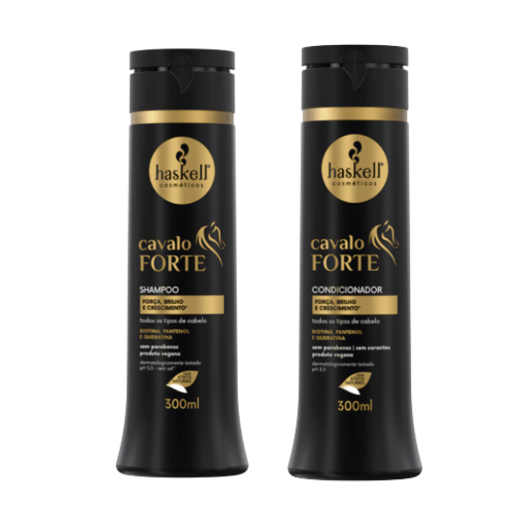 Shampoo e Condicionador Cavalo Forte