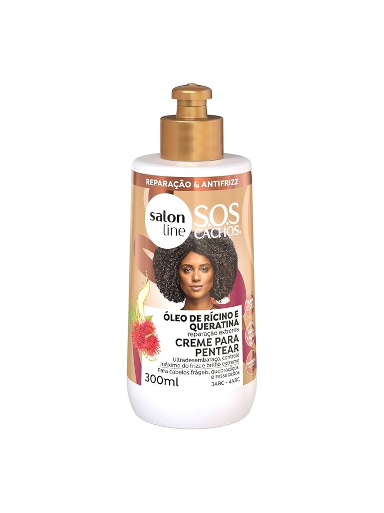 Salon Line SOS Creme de Pentear Rícino e Queratina