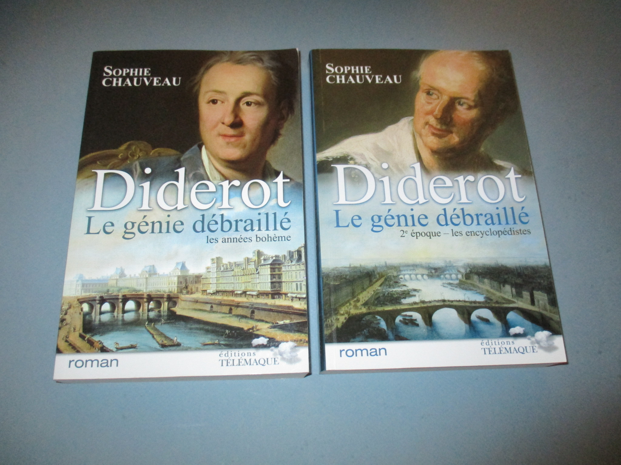 Diderot Le génie débraillé, 2 tomes, Sophie Chauveau, Télémaque