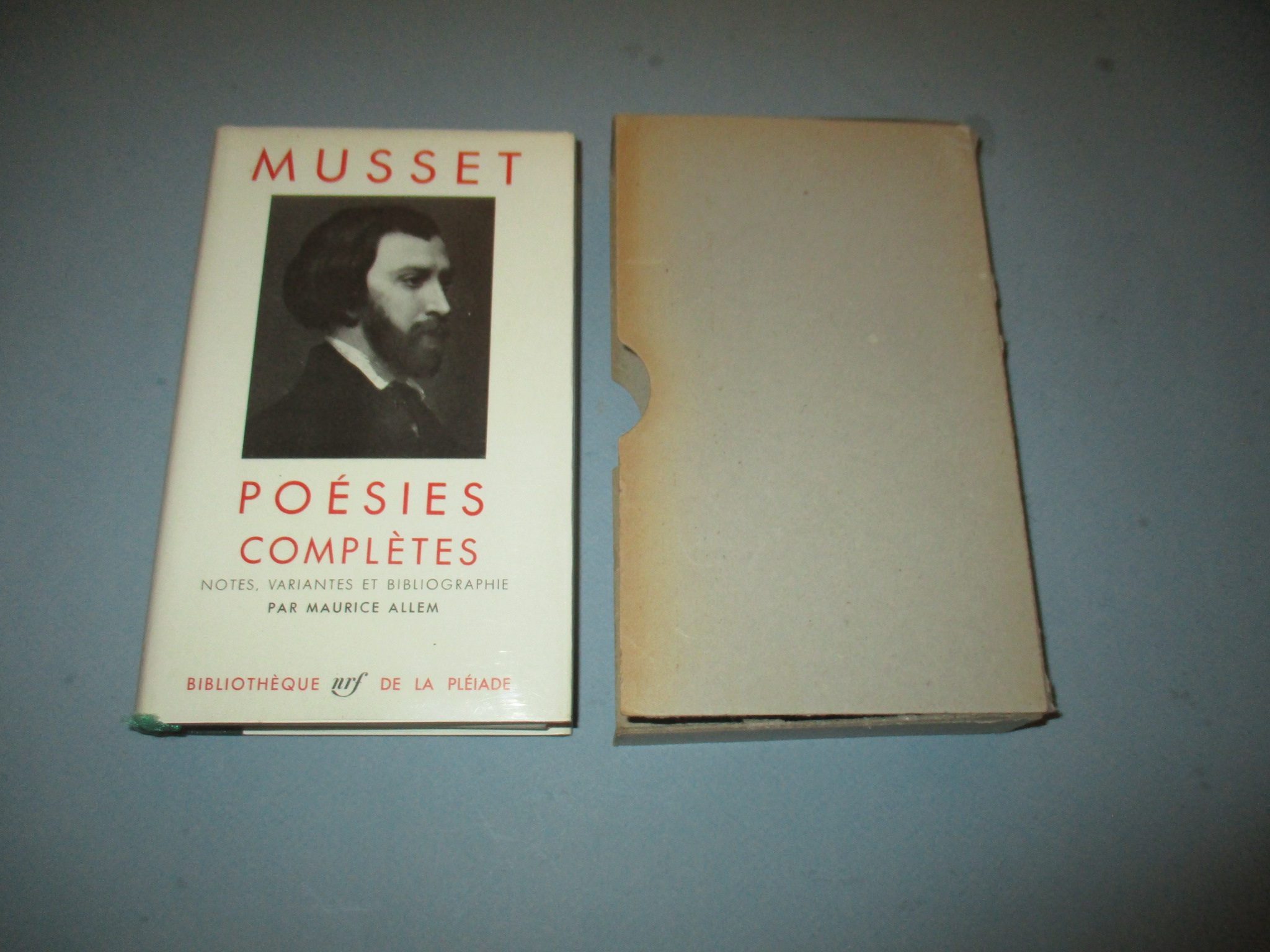 Poésies complètes, Alfred de Musset, La Pléiade 1962