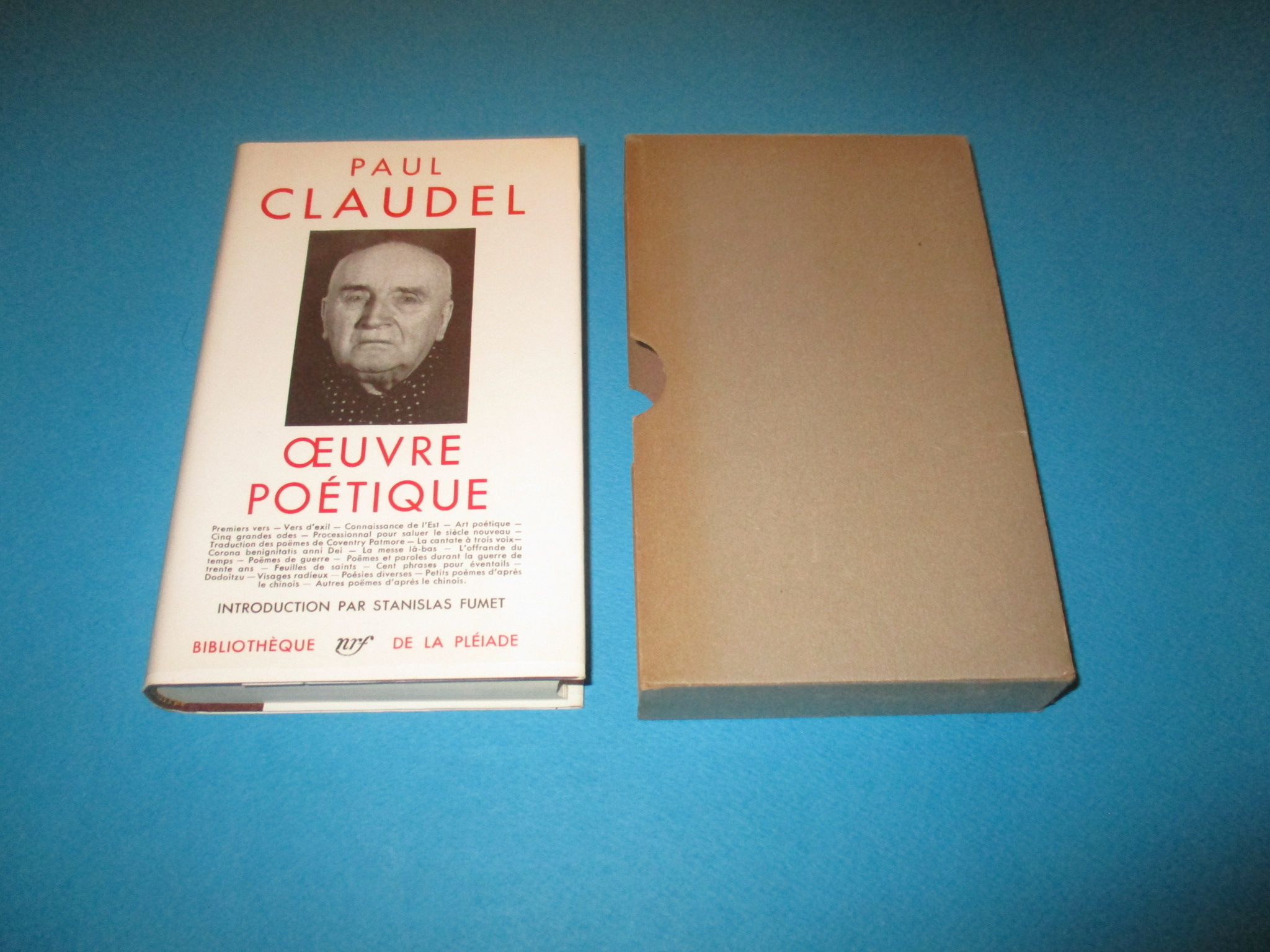 Oeuvre poétique, Paul Claudel, La Pléiade 1957
