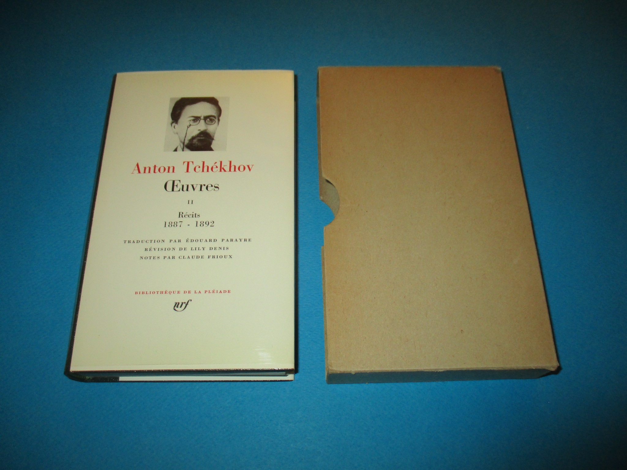 Oeuvres II, Anton Tchékhov, Récits 1887 - 1892, La Pléiade 1970