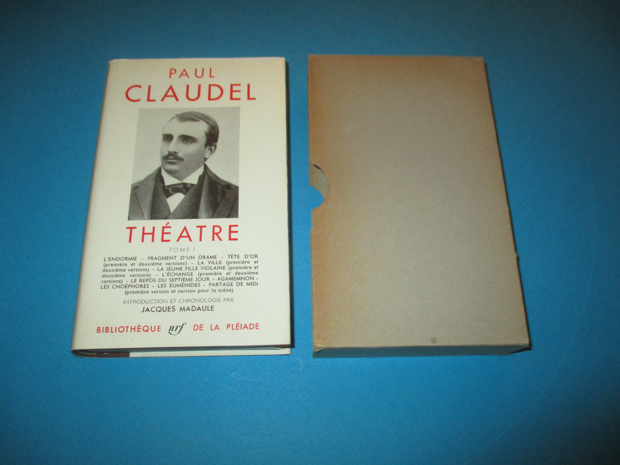 Théâtre I, tome 1, Paul Claudel, La Pléiade 1960