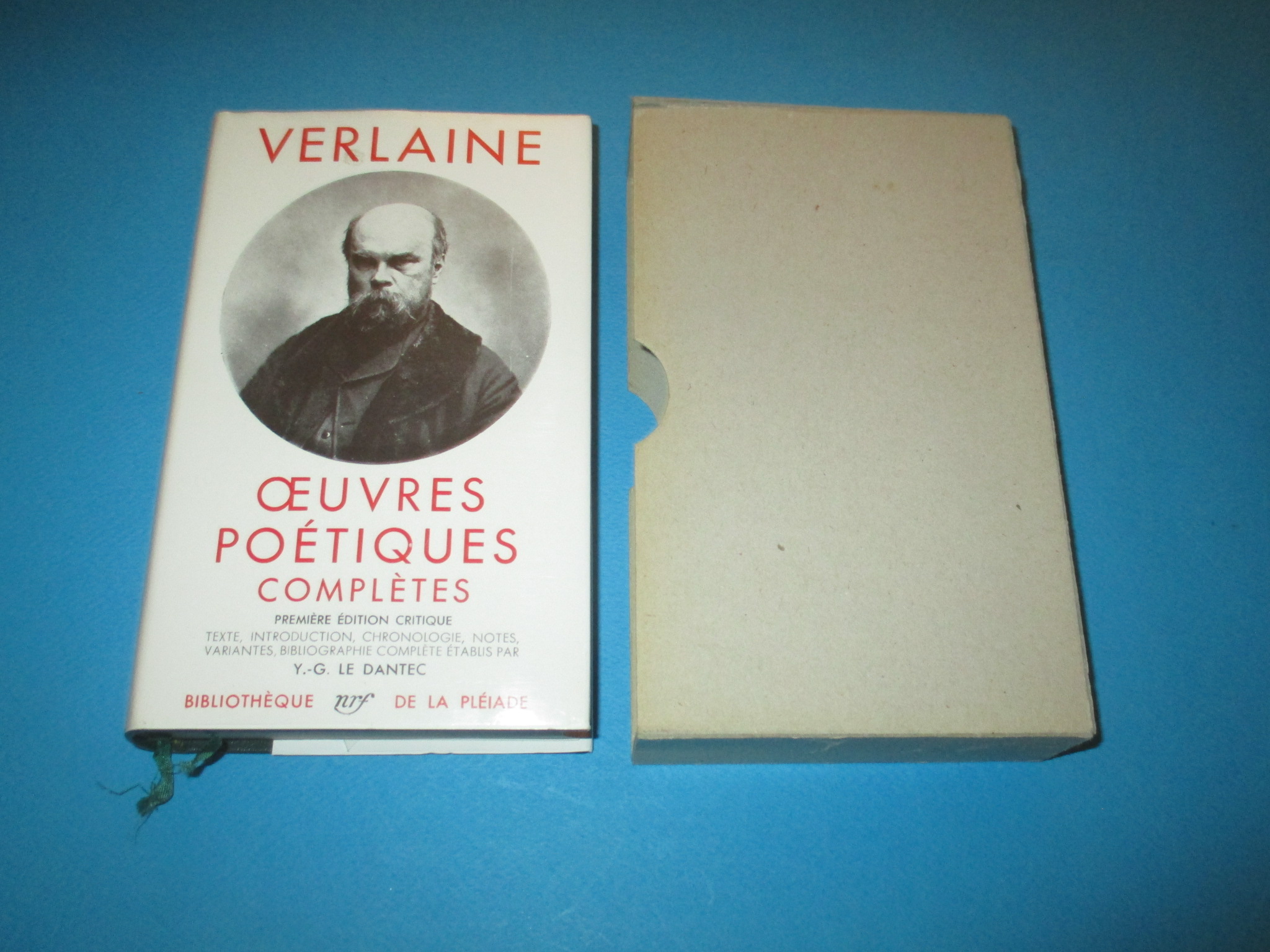 Oeuvres Poétiques Complètes, Verlaine, Première édition critique, La Pléiade 1957