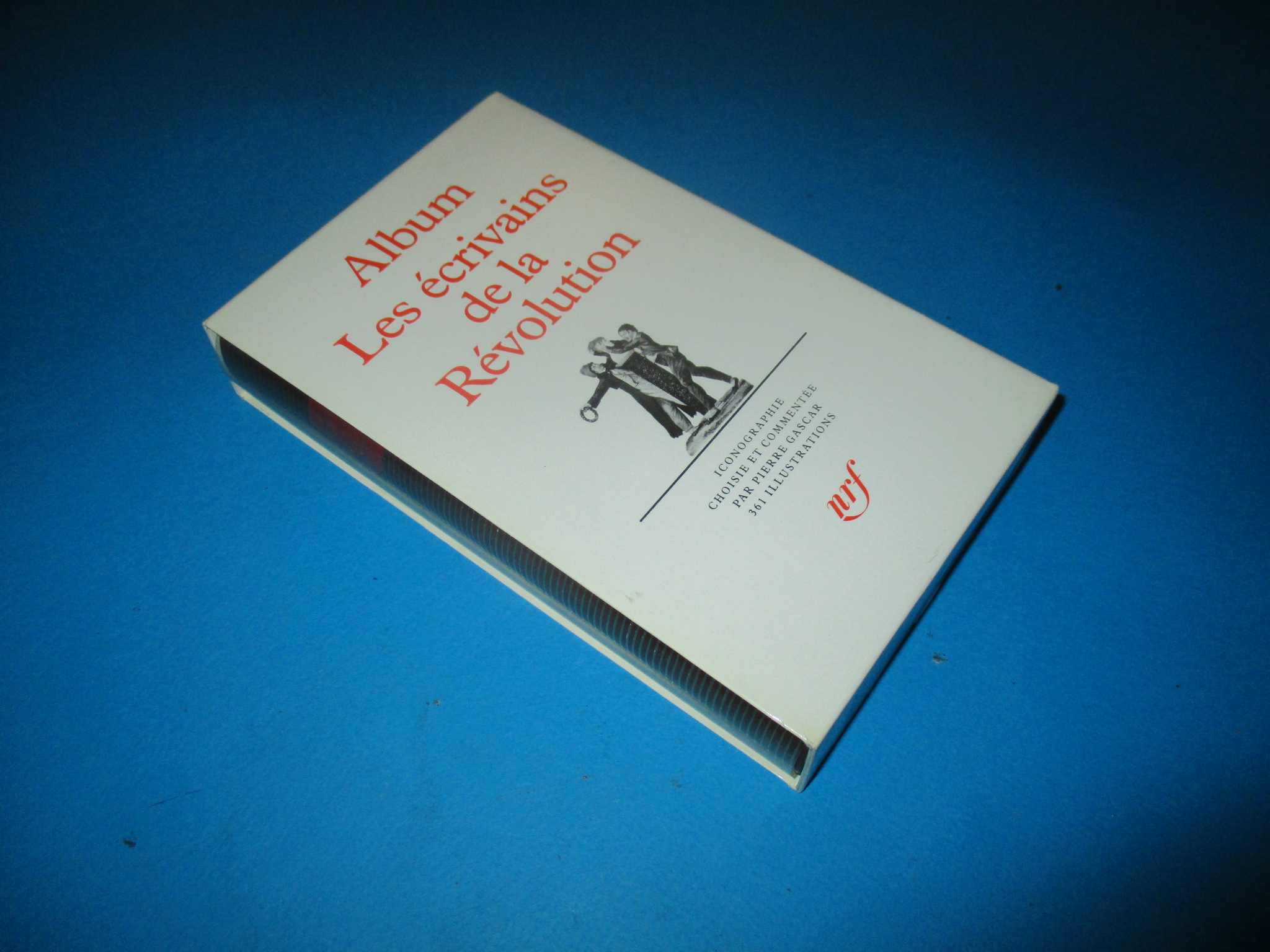 Album Les Ecrivains de la Révolution, complet du catalogue analytique 1989, Album la Pléiade 1989