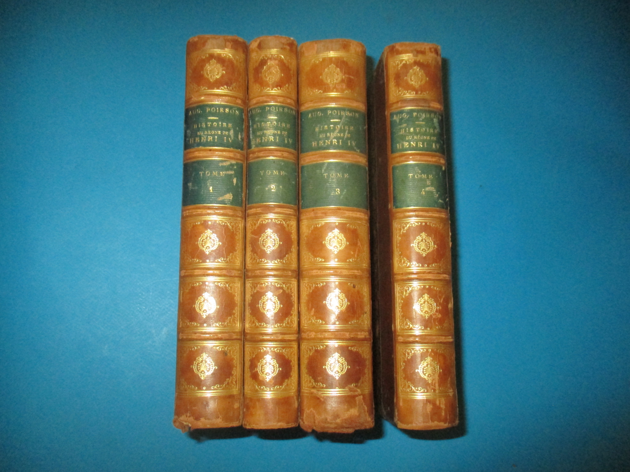 Histoire du règne de Henri IV par Auguste Poirson, Tomes 1 à 4, Didier 1862-1867