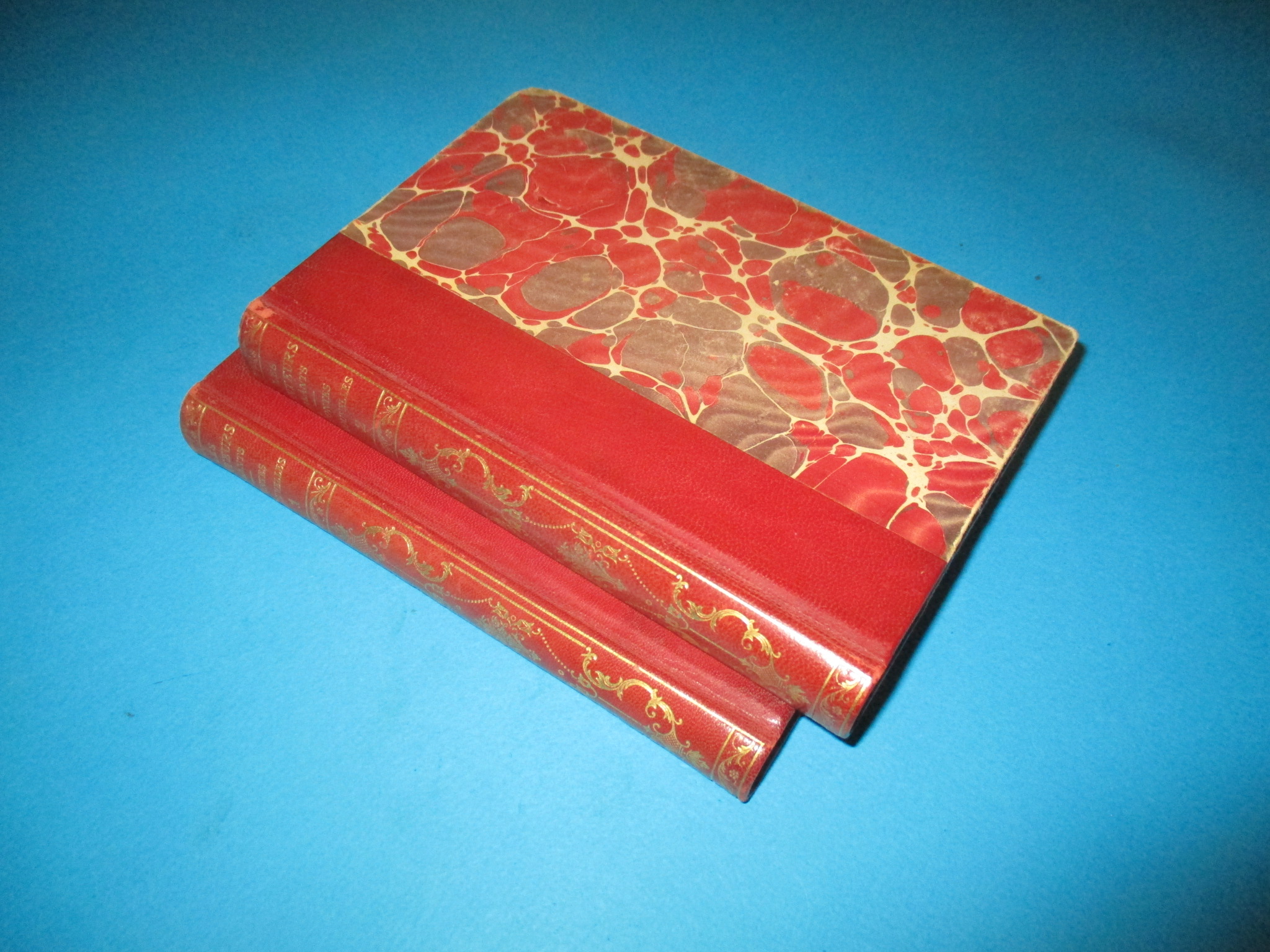 2 volumes Contes et Nouvelles en vers, Les Conteurs galants, tomes 1 & 2, Le Vasseur 1894