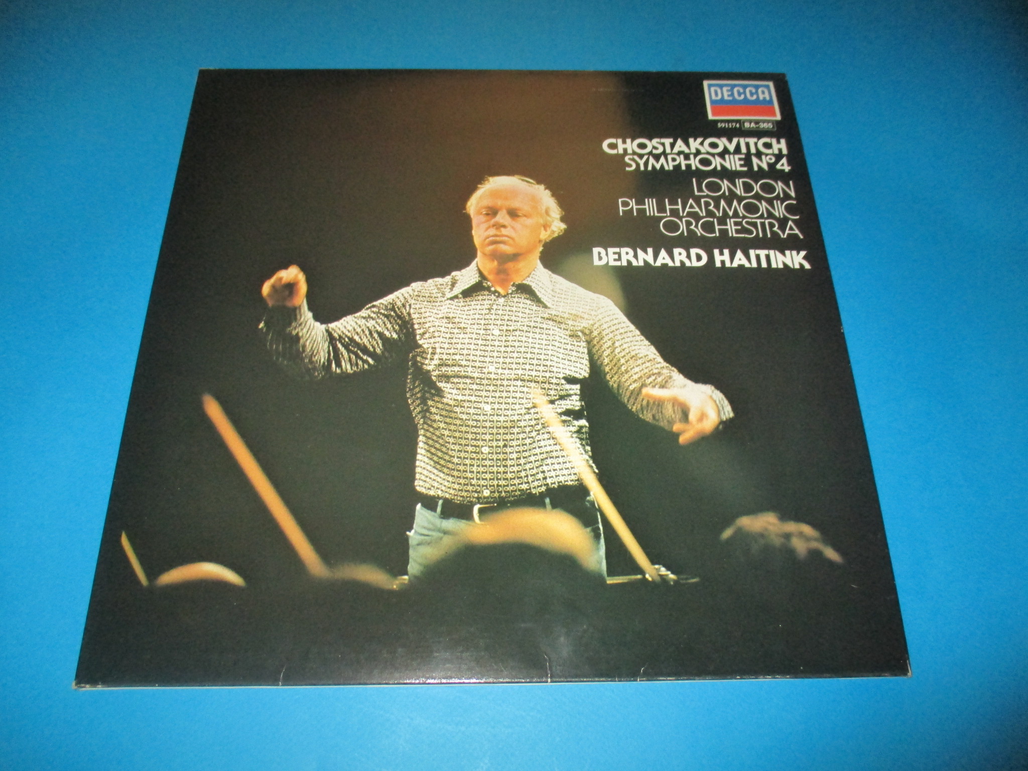 Disque Chostakovitch Symphonie n° 4, London Philharmonic Orchestra, Bernard Haitink, 33 tours Decca