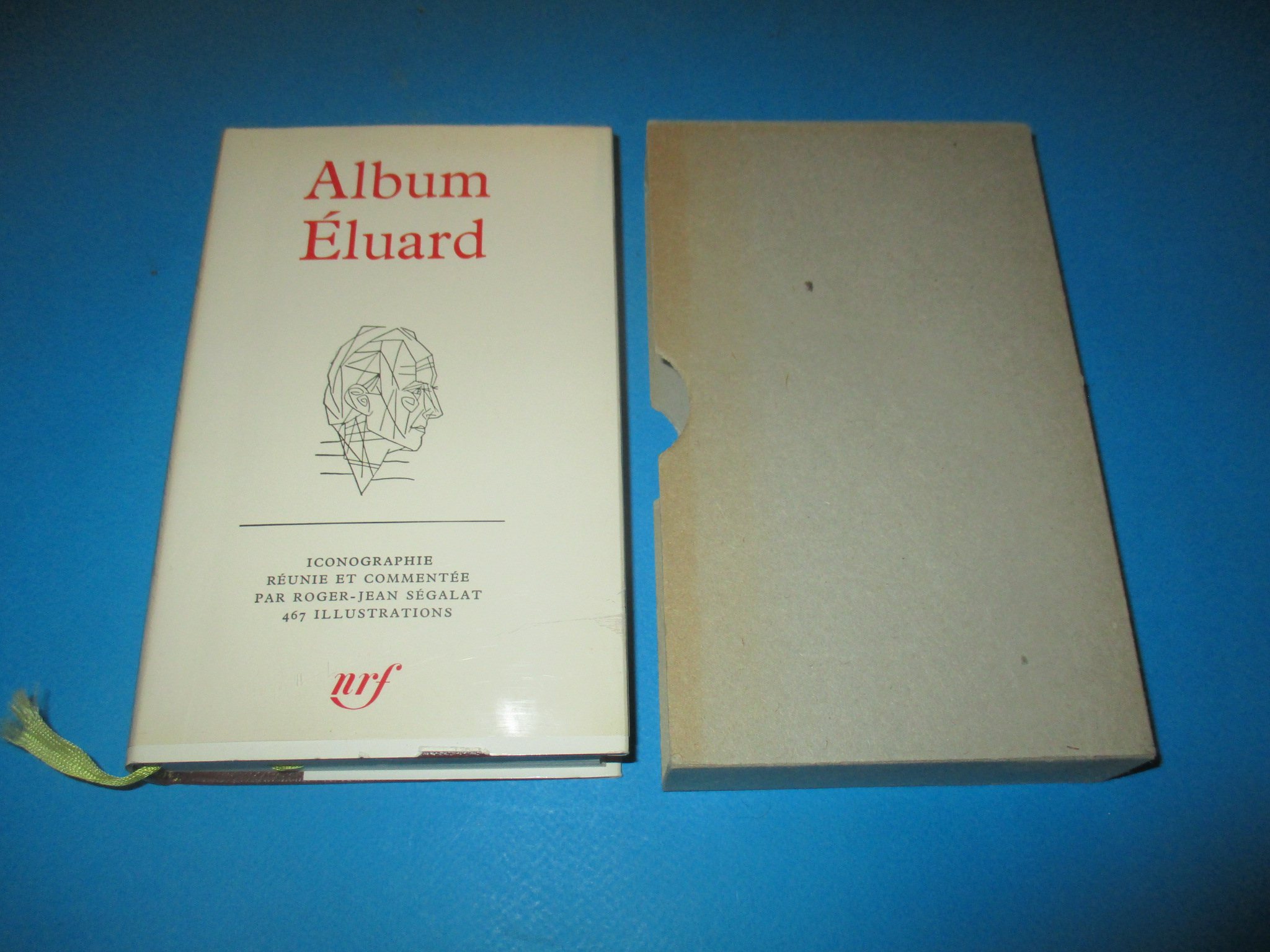 Album Paul Eluard, complet jaquette rhodoid & emboîtage, Album Pléiade 1968