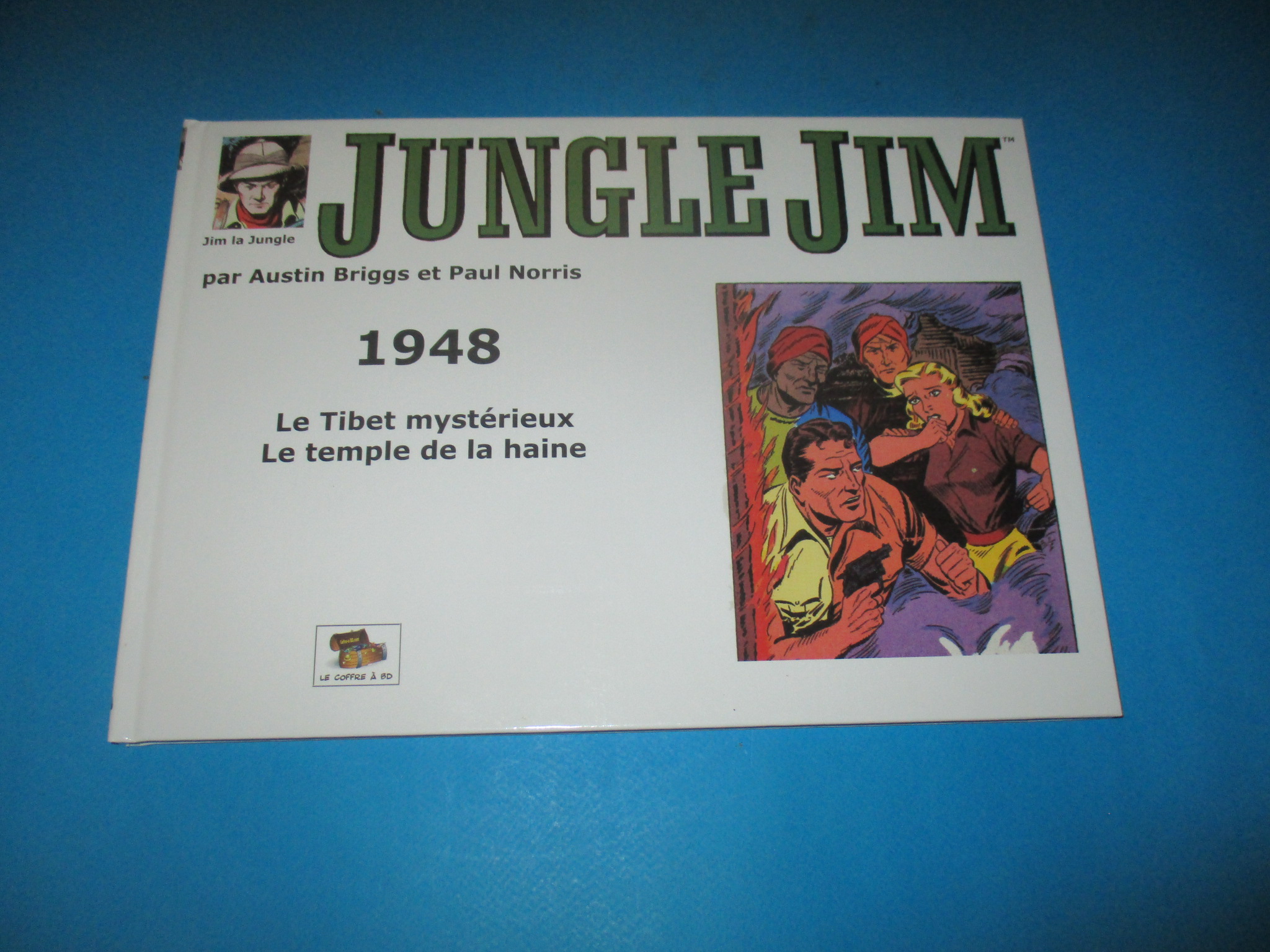 Jungle Jim / Jim la Jungle 1948, Le Tibet mystérieux & Le temple de la haine, Austin Briggs & Paul Norris, Le Coffre à BD