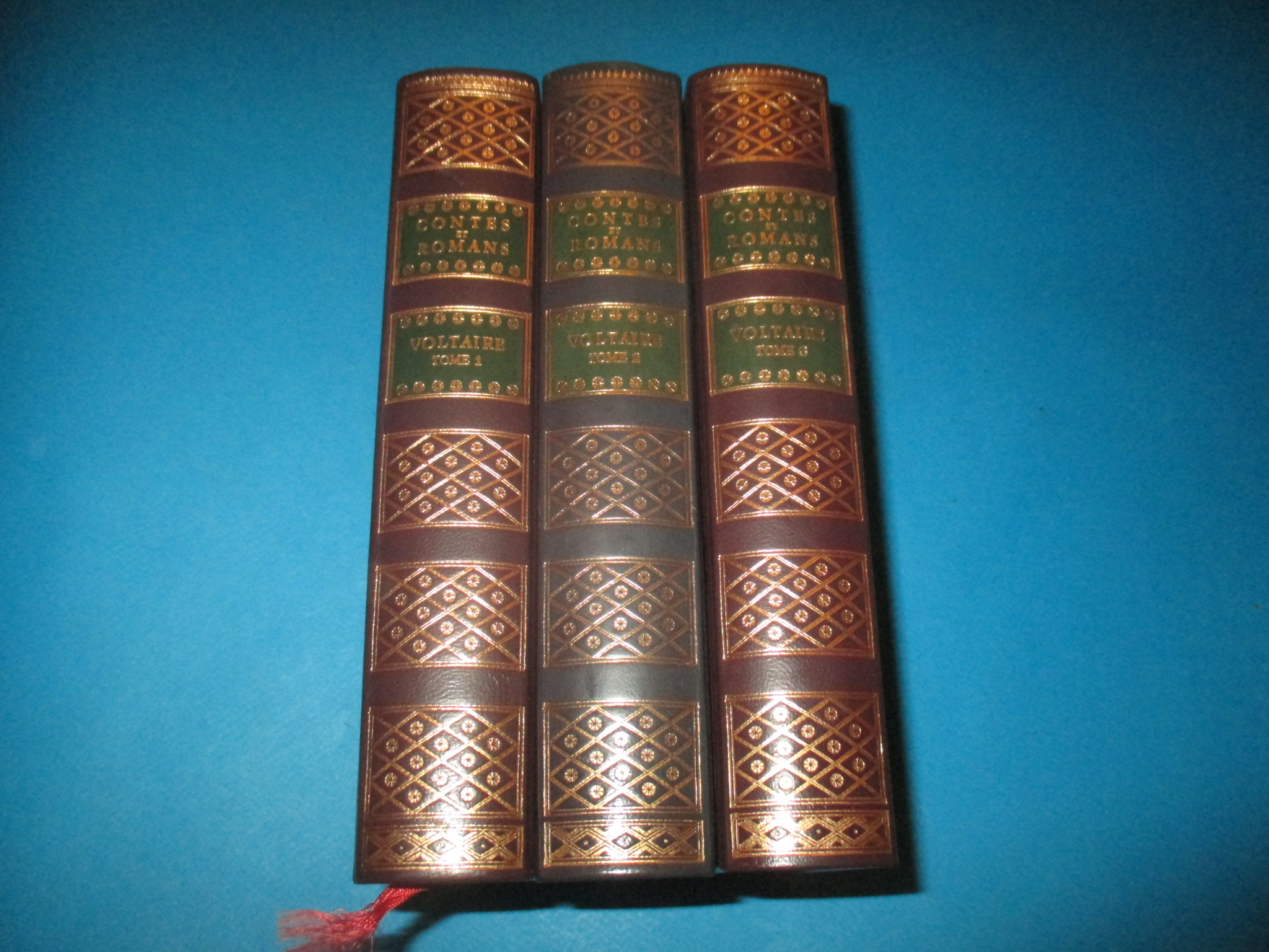 Contes et Romans en 3 volumes, Voltaire, tomes 1 à 3, Jean de Bonnot 1981