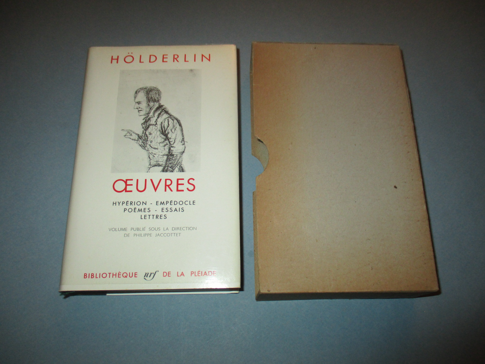 Oeuvres, Hölderlin, Hypérion Empédocle Poèmes Essais Lettres, La Pléiade 1967