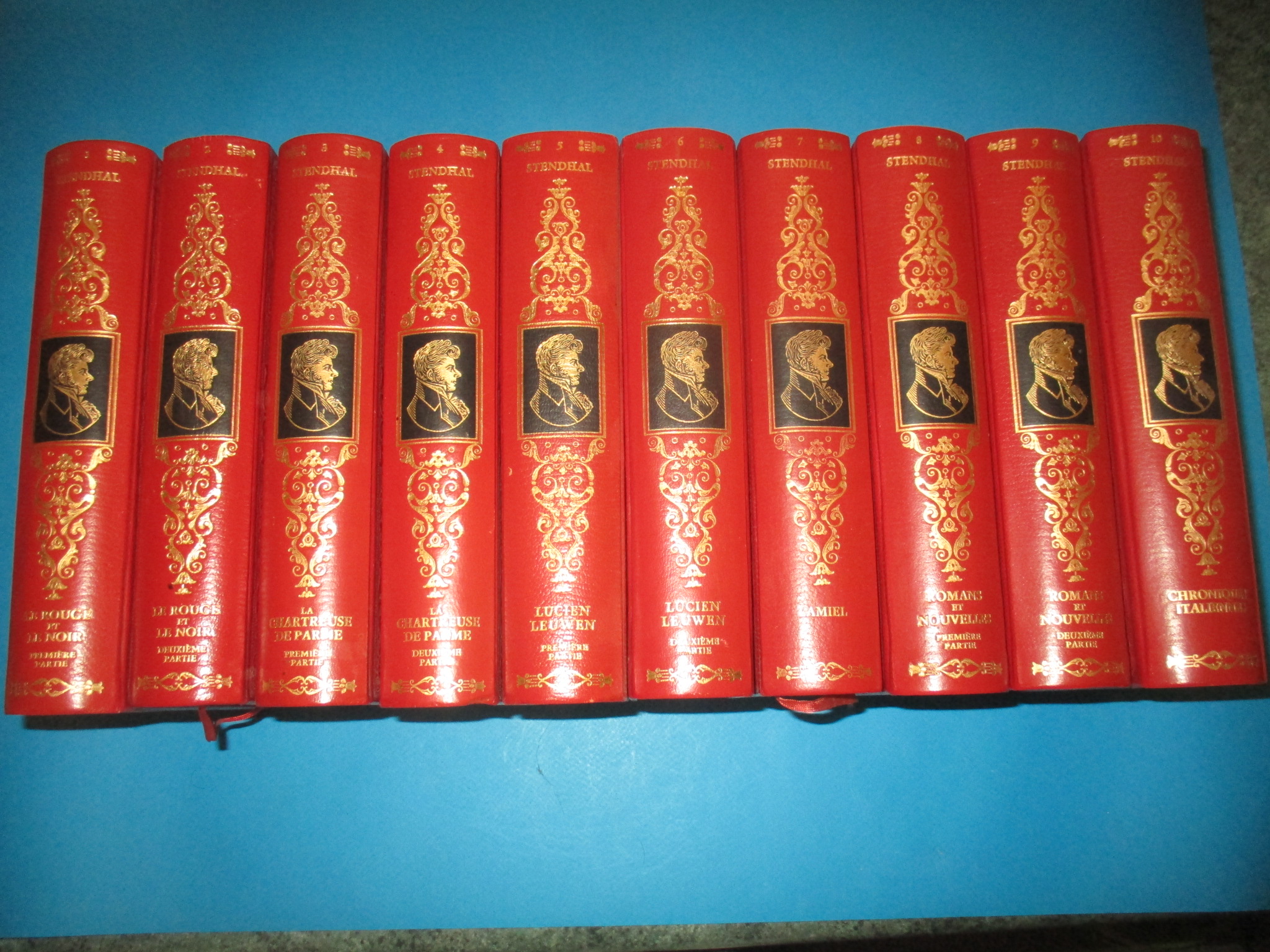 Les Oeuvres romanesques de Stendhal, complet en 10 volumes, Jean de Bonnot 1971-72