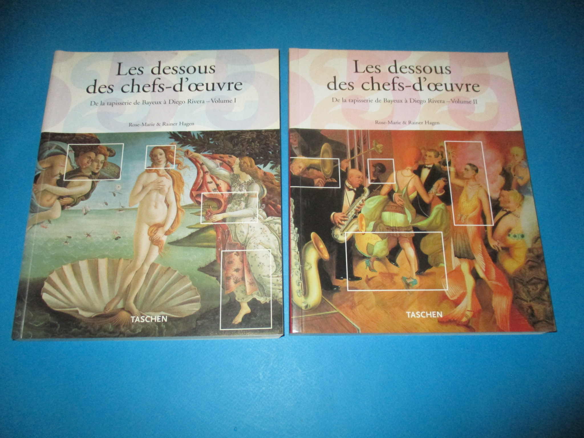 Les dessous des chefs-d\'oeuvre en 2 volumes, De la tapisserie de Bayeux à Diego Rivera, Rose-Marie & Rainer Hagen, Taschen