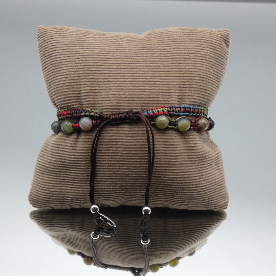 Bracelet homme pierre agate