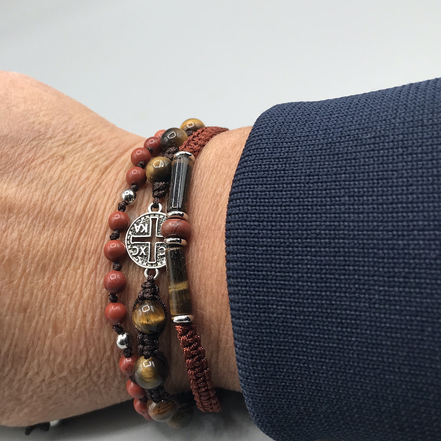 Bracelet homme pierre naturelle