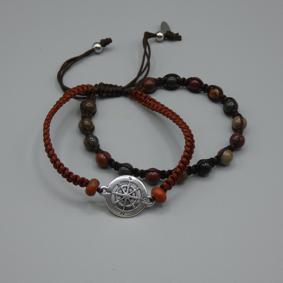 Bracelet Eric jaspe multicolore